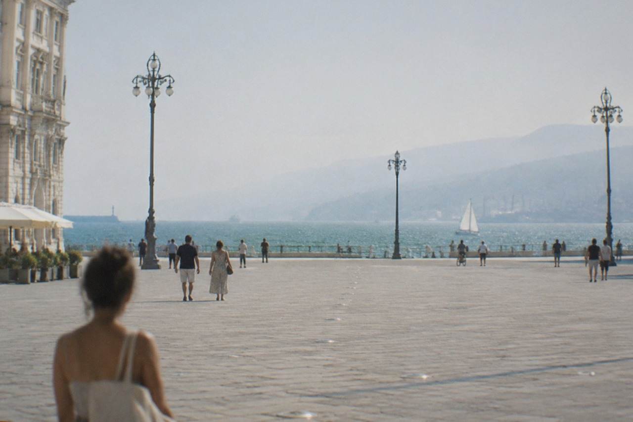 The seafront of Trieste, Italy, with the grand square Piazza Unità d'Italia opening onto the Adriatic